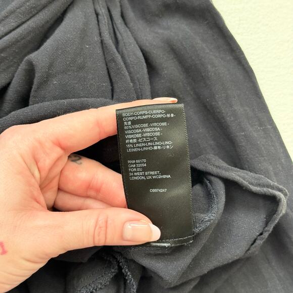 Urban Outfitters Maxi Romper Dress Flowy Open Sides, Size XS - Picture 7 of 9